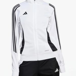 Adidas Women Jacket Black/White Size S